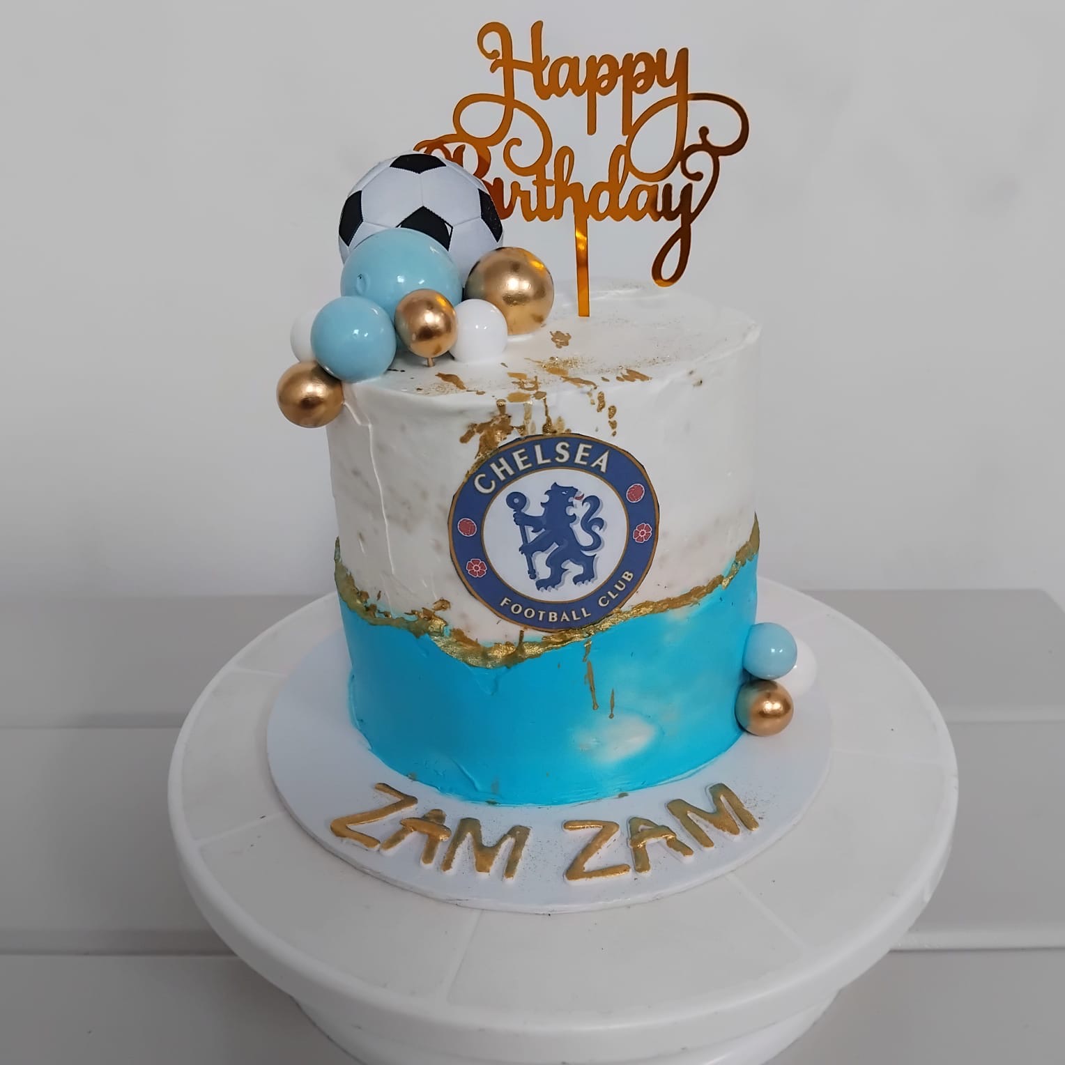Soccer Team Themed Cake
