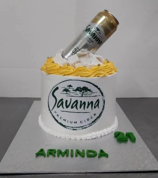 Cider Can Themed Bento Cake