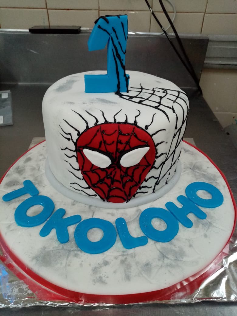 Spider Hero Themed Cake